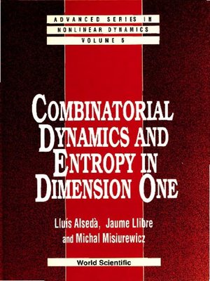 cover image of Combinatorial Dynamics and Entropy In Dimension One